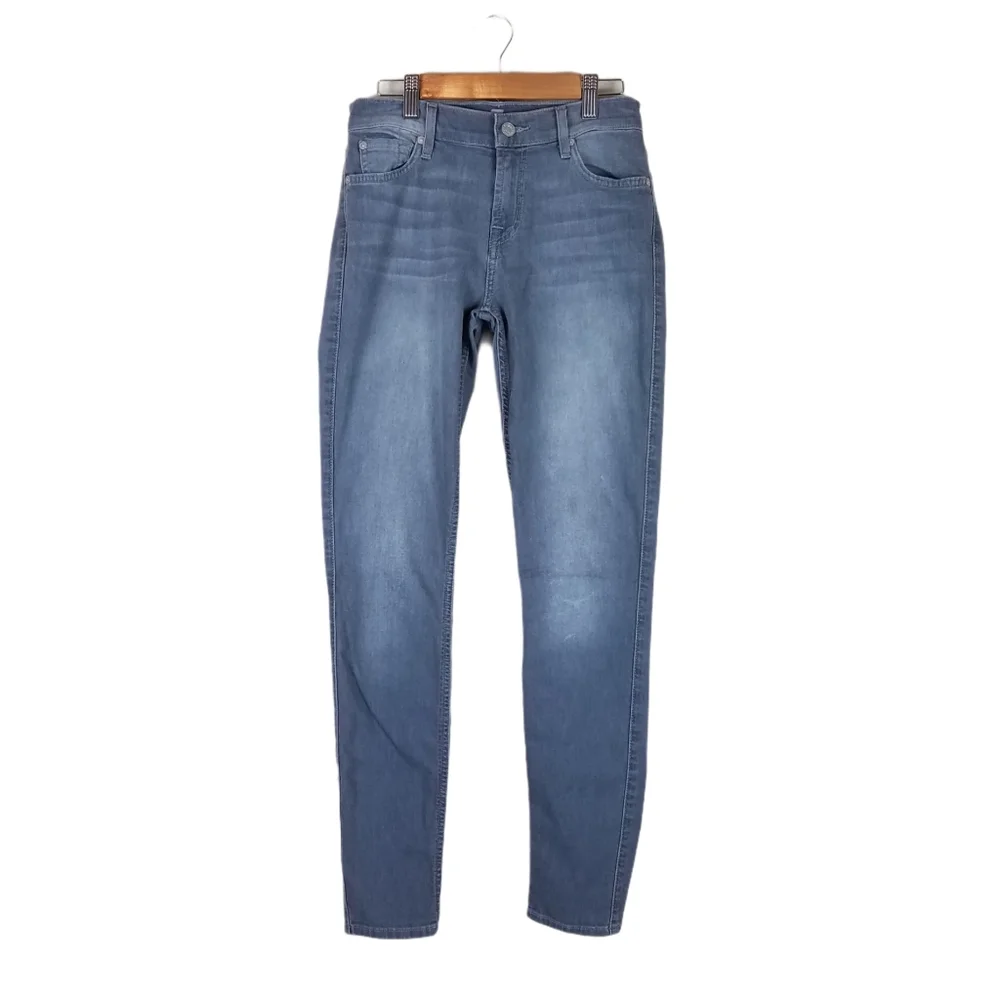 7FAM Gwenevere Skinny Stretch Grey Ankle Jeans - Picture 2 of 11